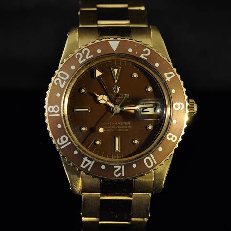 rolex 1675 gold no crown guard|rolex 1675 case size.